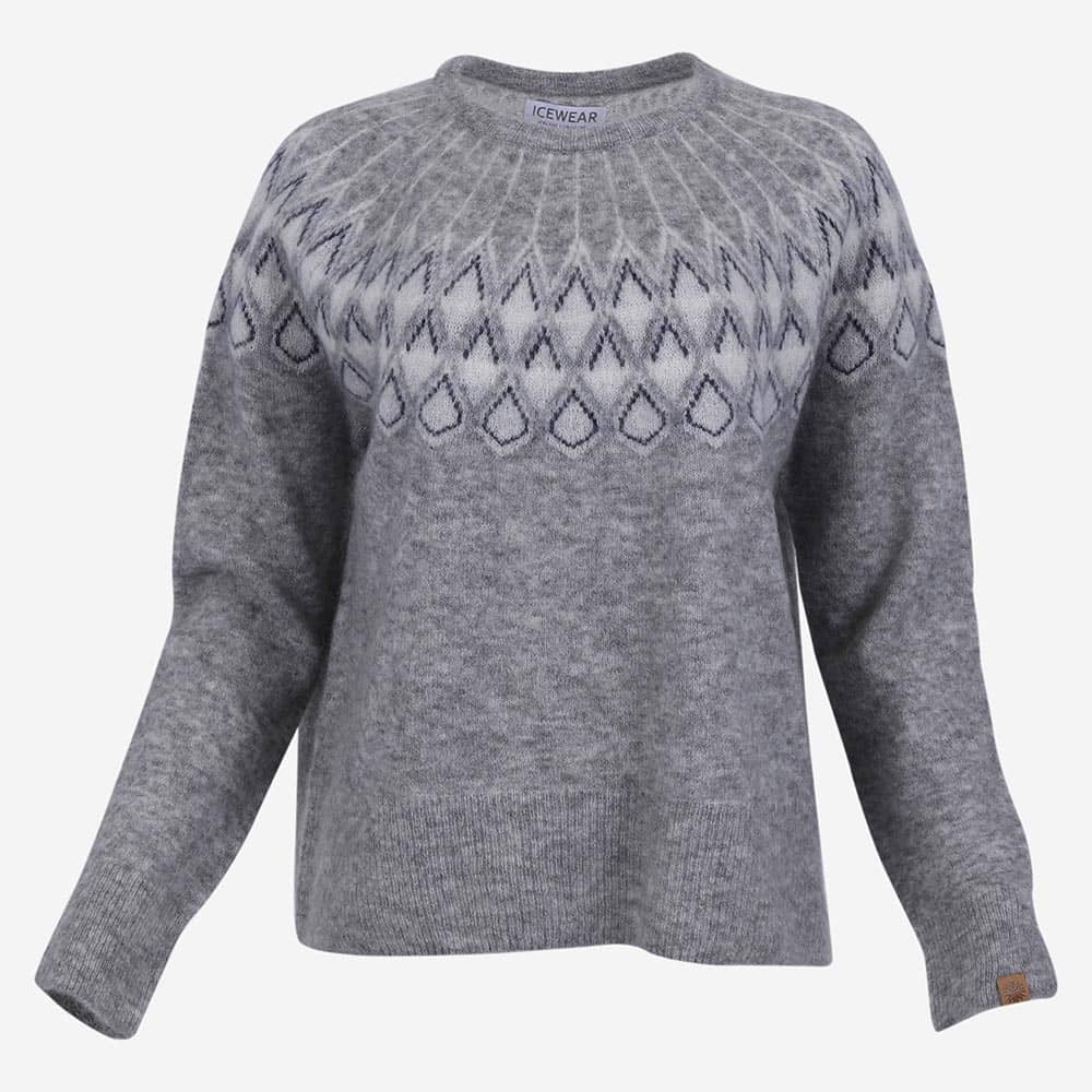 Ásbyrgi mohair wool sweater